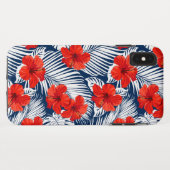 トロピカル フローラル ハイビスカス Case-Mate iPhoneケース (裏面(横))