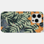 トロピカル フローラル リーフ パーソナライズデザイン Case-Mate iPhoneケース (裏面 (横))