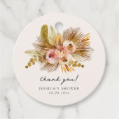 トロピカル フローラル ヴィンテージ サンクス フェイバータグ (正面)