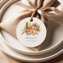 トロピカル フローラル ヴィンテージ サンクス フェイバータグ