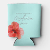 トロピカル フローラル 卒業 ローア パーティ 缶クーラー (正面)