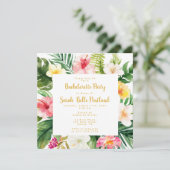 トロピカル ブライズメイド パーティー 招待状 (スタンド正面)