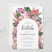 トロピカル ブライダル シャワー 招待状 (正面)