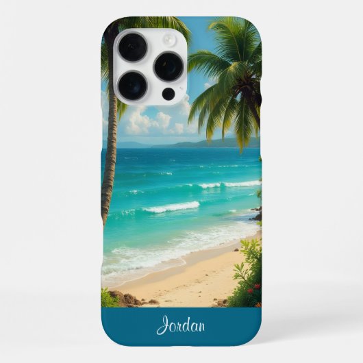 トロピカル・ブリス iPhoneケース (裏面)