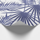 トロピカル·ブルー·パー葉ム· ラッピングペーパー (角)