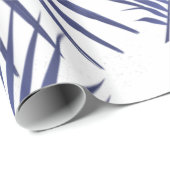 トロピカル·ブルー·パー葉ム· ラッピングペーパー (ロールコーナー)