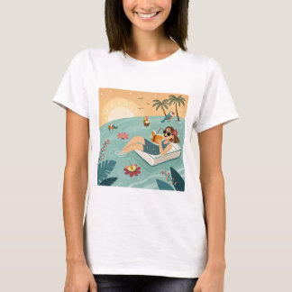 トロピカル・ページ・ターナー・ムード Tシャツ