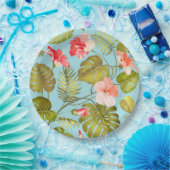 トロピカル ペーパープレート (パーティー)