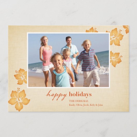 トロピカル ホリデー カード (正面)