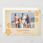 トロピカル ホリデー カード (正面/裏面)