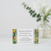 トロピカル・ボタニック・フルーツガーデン・ビジネスカード 名刺 (スタンド正面)