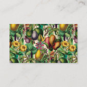トロピカル・ボタニック・フルーツガーデン・ビジネスカード 名刺 (裏面)