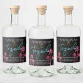 トロピカル・マイアミ・バチェロレッテ・ウィークエンド リキュールボトルラベル (ボトル)