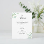 トロピカル ミニマリスト - 詳細 エンクロージャーカード (スタンド正面)