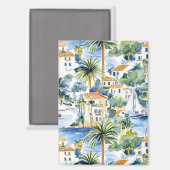 トロピカル・メディテレーニアン・ウェディング マグネット (正面/裏面)