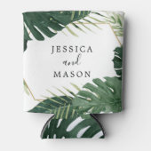 トロピカル モンステラ ウェディング フェイバー クーラー (正面)