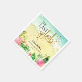 トロピカル ラストスプラッシュ ブライズメイドパーティー スタンダードカクテルナプキン (角)