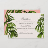 トロピカル ラブ / レセプション エンクロージャーカード (正面/裏面)