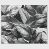 トロピカル リーフ 8 ラッピングペーパー (フラット)