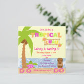 トロピカル ルアウ ご招待 招待状 (スタンド正面)