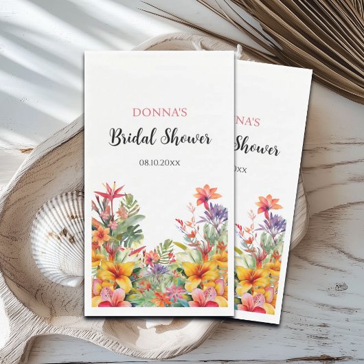 トロピカル ルアウ ハワイアン ブライダル シャワー