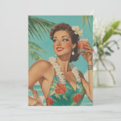 トロピカル ヴィンテージ パラダイス バイブス 招待状 (スタンド正面)