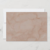 トロピカル ヴィンテージ ビーチ ライト フォト ウェディング 招待状 (裏面)