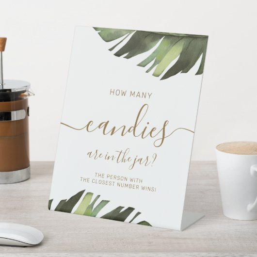 トロピカル 何個のキャンディーが瓶に入っていますか サイン (インサイチュ)