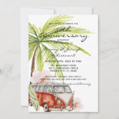 トロピカル 50周年 結婚式招待状 招待状 (正面)