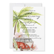 トロピカル 50周年 結婚式招待状