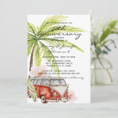 トロピカル 50周年 結婚式招待状 招待状 (スタンド正面)