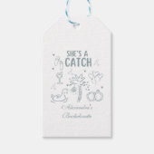 トロピカル She's a Catch 記念日 ギフトタグ (正面)
