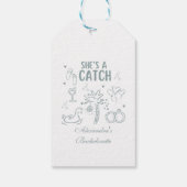 トロピカル She's a Catch 記念日 ギフトタグ (裏面)