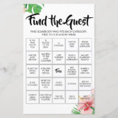 トロピカルFind the Guest Bingo Game (正面)