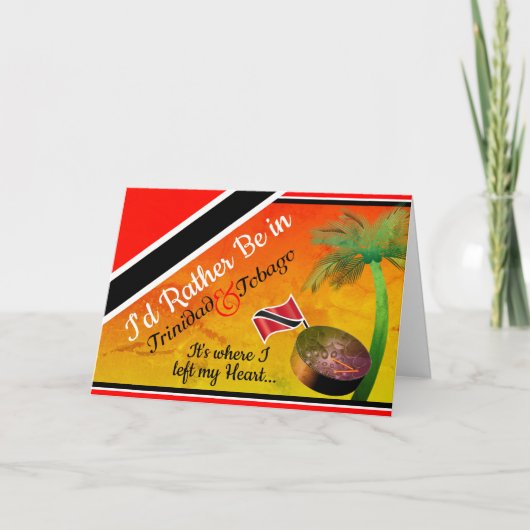 トロピカルIはトリニダード・トバゴ カード (正面)