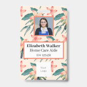 トロピカルID写真バッジ両面 バッジ (正面)