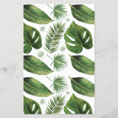 トロピカルWhat Groomがブライダルシャワーゲームカード チラシ (裏面)