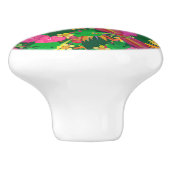 トロピカーナガーデントロピカルフローラ花 セラミックノブ (側面)