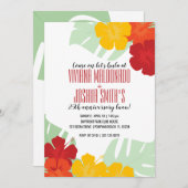 トロピカ結婚ルANY ANNIVERSYルアウ(ハワイ式宴会)招待2 招待状 (正面/裏面)