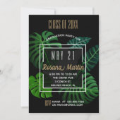 トロピカ葉ルズ卒業パーティー招待状 招待状 (正面)