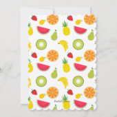 トロピカ、タッティ·フルッティ、夏、少女2nd 招待状 (裏面)