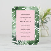 トロピクス結婚式招待状 招待状 (スタンド正面)