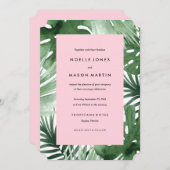 トロピクス結婚式招待状 招待状 (正面/裏面)