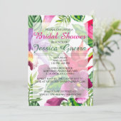 トロピシンプルカルブライダルシャワー招待 招待状 (スタンド正面)
