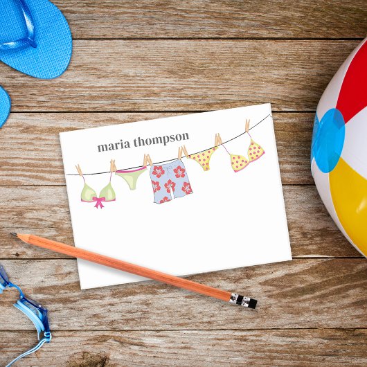 トロピスタイリッシュカラフルカル沿岸パーソナライズされた ポストイット