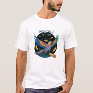 トロピッおもしろいクの鳥:マカオデザイン Tシャツ