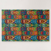 トロピッお洒落クのティキマスク ジグソーパズル (横)