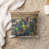 トロピッお洒落クハワイアンウォラス クッション (ブランケット)