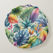 トロピッかわいらしク葉 ラウンドクッション (裏面)