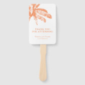 トロピッエレガントクのパーム結婚ツリーのタイムライン ハンドファン (正面)